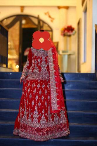 bridal lehenga velvet