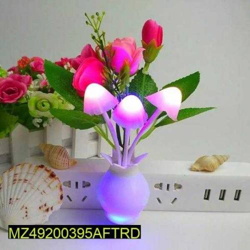 Mirror Night Lamp Flower 