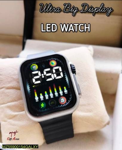 Men's digital display sport watch