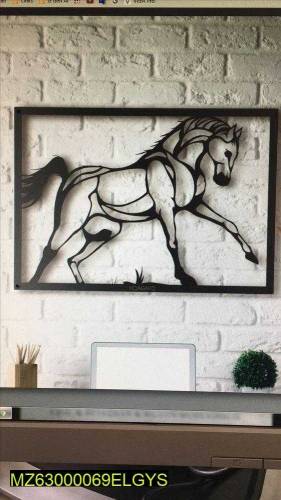 horse wooden wall hanging