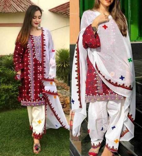 woman collection embroidered suit
