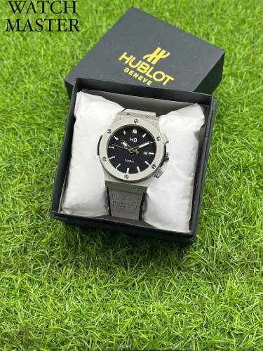 HUBLOT STRAP WATCH BACK ON STOCK LIMITED PIECE AVAILABLE FIRST COME 