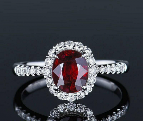 Imported Oval Zircon Ring
