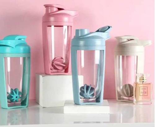 500ml portable shaker water bottle 