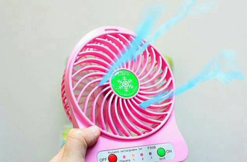 The amazing cool fan for this hot summer wow look with pink colour 