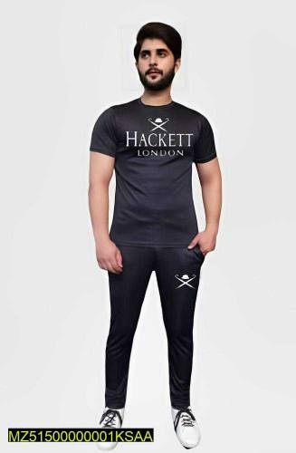 2 PC's men's micro printed Track suit 