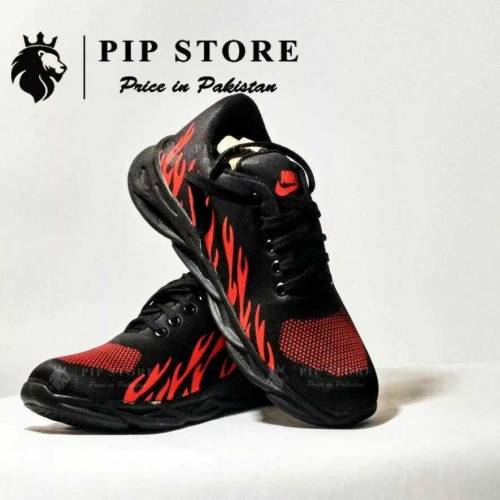 Men's rubber comfortable joggers red fire 