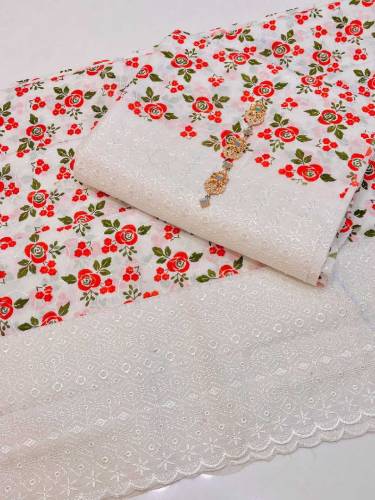 2pcs women collection Chankankari suit