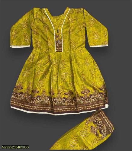 lawn frocks with trouser 