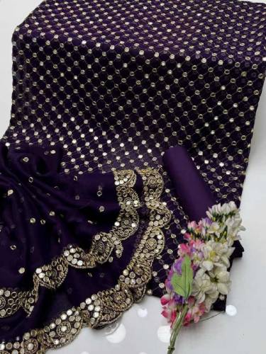 3pcs Ladies Unstitched Suit 