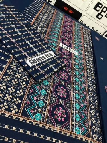 Dhanak embroidery suit 