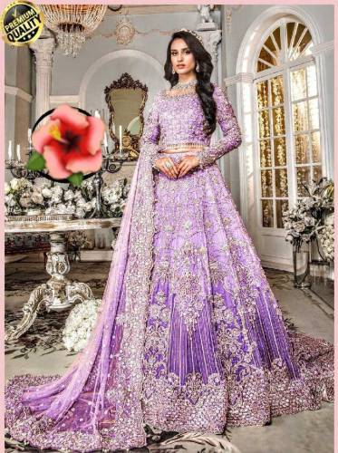 FABRIC NET Frok With SATIN SILK Trouser