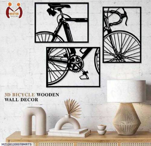 bicycle design wall sticker