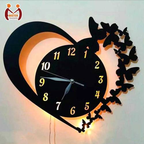 Butterfly Design Analogue Wall clock 