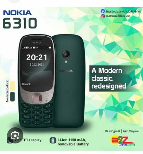 Nokia 6310 Dual Sim 💯 PTA approved 1year warranty box 🎁👍