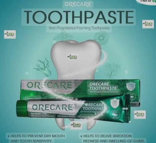 Orecare toothpaste Natural Herbal toothpaste with brush 🪥