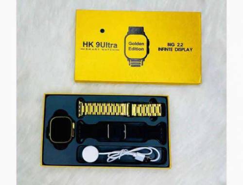 Hk9 ultra smartwatch golden edition