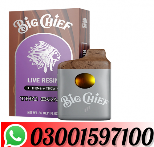 Big Chief Disposable Vape Live Resin THCA in Pakistan - 03001597100