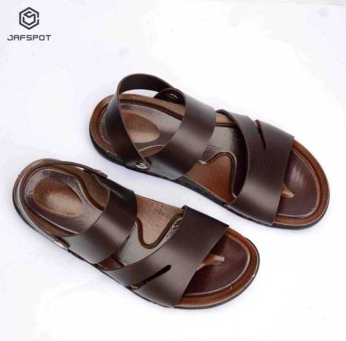 jafspot men sandal-jf033,Brown