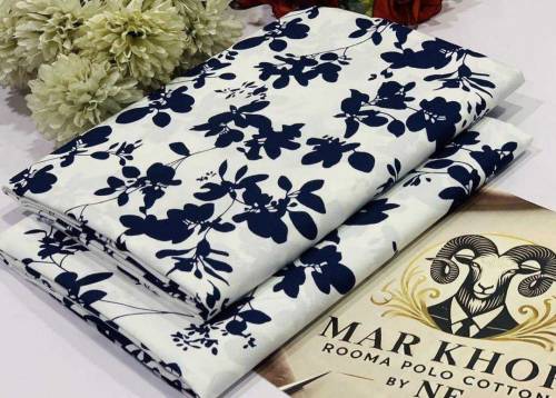 2 Pcs Women's Unstitched Printed Suit