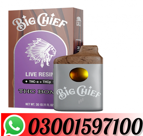 Big Chief Disposable Vape Live Resin THCA in Lahore - 03001597100
