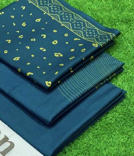 3 Pcs Women's Unstitched Printed Suit