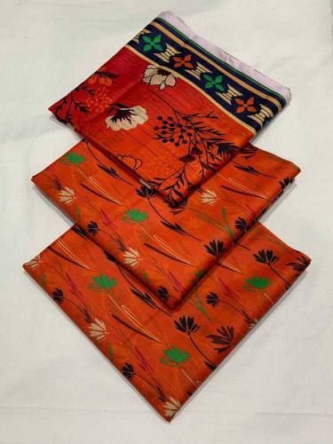 3 Pcs Women's Unstitched Lawn Digital Print Suit